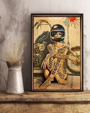Motorcycle Strong Girl 11x17 Poster lifestyle-poster-3