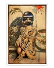 Motorcycle Strong Girl Sticker tile