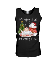 Volleyball - He Is Making A List Unisex Tank tile