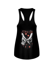 Badminton Love I Choose You 2 Sides Ladies Flowy Tank tile