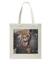 Skull Feather Tote Bag thumbnail