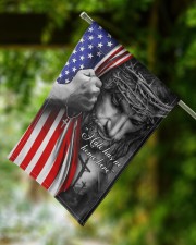 Jesus - Hate has no home here Flag 11.5"x17.5" Garden Flag aos-garden-flag-11-5-x-17-5-lifestyle-front-15