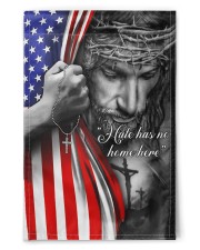 Jesus - Hate has no home here Flag 11.5"x17.5" Garden Flag front