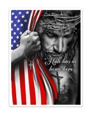 Jesus - Hate has no home here Flag Sticker tile