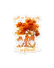 Fall In Love With Softball Sticker tile