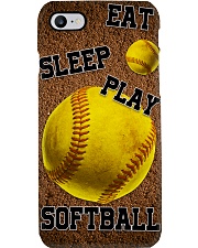 Softball - Eat Sleep Softball Phone Case i-phone-8-case