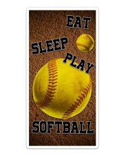 Softball - Eat Sleep Softball Sticker tile
