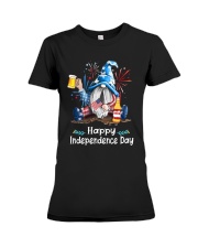 Beer Gnome - Happy Independence Day Premium Fit Ladies Tee tile