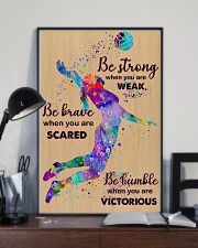Volleyball - Be Strong 15 11x17 Poster lifestyle-poster-2