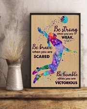 Volleyball - Be Strong 15 11x17 Poster lifestyle-poster-3