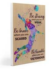 Volleyball - Be Strong 15 Gallery Wrapped Canvas Prints tile