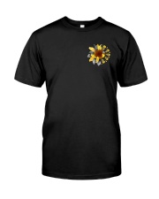 Skull She Lived 2 Sides Classic T-Shirt front