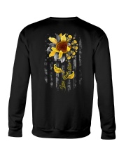Skull She Lived 2 Sides Crewneck Sweatshirt tile