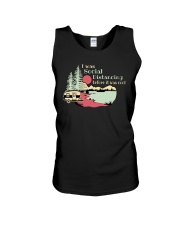 Social Distancing Before It Was Cool Unisex Tank tile