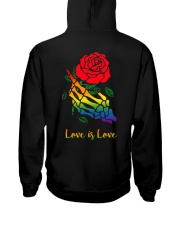 Skelton Love Is Love 2 Sides Hooded Sweatshirt tile