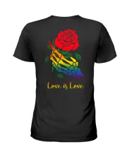 Skelton Love Is Love 2 Sides Ladies T-Shirt tile