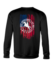 An Old Man With Horse Flag 2 Sides Crewneck Sweatshirt tile