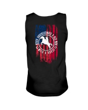 An Old Man With Horse Flag 2 Sides Unisex Tank tile