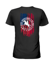 An Old Man With Horse Flag 2 Sides Ladies T-Shirt tile