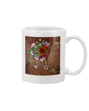 Skull Sunflower Christmas Mug tile