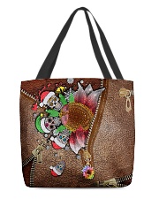 Skull Sunflower Christmas All-over Tote front