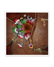 Skull Sunflower Christmas Sticker tile