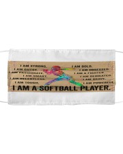 I Am A Softball Player Mask tile