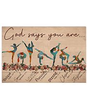 Gymnastics - God Says You Are 17x11 Poster front