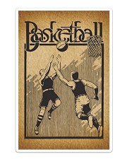 Baketball Vintage Poster Sticker tile
