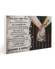 Custom Native The Day I Met You Gallery Wrapped Canvas Prints tile