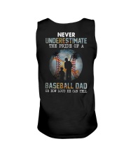 The Pride Of A Baseball Dad 2 Sides Unisex Tank tile