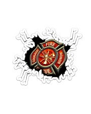 Firefighter Crack Sticker tile