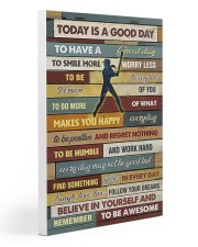Softball - To Day Is Good Day Gallery Wrapped Canvas Prints tile