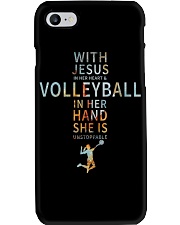 Volleyball In Her Hand Phone Case tile