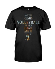 Volleyball In Her Hand Premium Fit Mens Tee tile