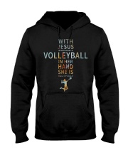 Volleyball In Her Hand Hooded Sweatshirt tile