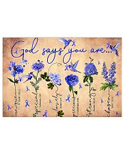 Diabetes v1 - God Says You Are 17x11 Poster front