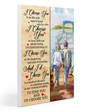 Pontoon Love I Choose You Gallery Wrapped Canvas Prints tile