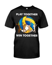 Volleyball - Play Together Win Together Premium Fit Mens Tee tile