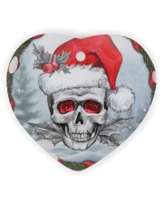 Skull - Christmas Ornament Heart Ornament (Wood) tile