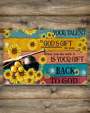 Softball - Your Talent Is God's Gift 17x11 Poster poster-landscape-17x11-lifestyle-14