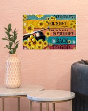 Softball - Your Talent Is God's Gift 17x11 Poster poster-landscape-17x11-lifestyle-21