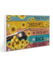 Softball - Your Talent Is God's Gift Gallery Wrapped Canvas Prints tile