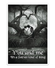 Skull - You And Me Poster Sticker tile