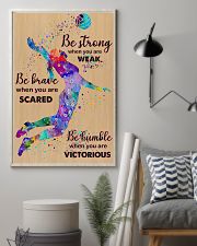 Volleyball - Be Strong 11x17 Poster lifestyle-poster-1