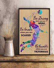 Volleyball - Be Strong 11x17 Poster lifestyle-poster-3