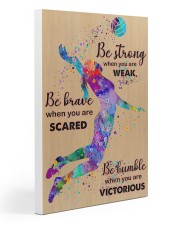 Volleyball - Be Strong 20x30 Gallery Wrapped Canvas Prints thumbnail