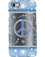 Hippie - Blue Phonecase Phone Case i-phone-8-case