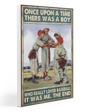 Baseball Once Upon A Time Gallery Wrapped Canvas Prints tile