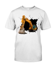Excavator Crack Premium Fit Mens Tee tile